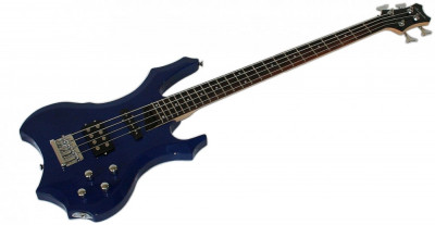 Chitara electrica metal bass Santander MB-500 4 corzi Royal Blue foto