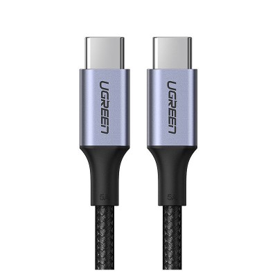 Cablu Date si Incarcare USB Type-C la USB Type-C UGREEN, 2 m, PD/QC 3.0 , 5A, 100W, Gri foto