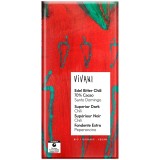 Ciocolata amaruie Vivani 70% cacao, cu chili, bio, 100g