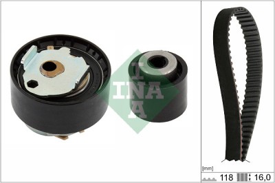 INA 530 0728 10 Set curea de distributie foto