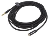 Cablu Audio Jack 3.5mm 4 Pin 3m Negru