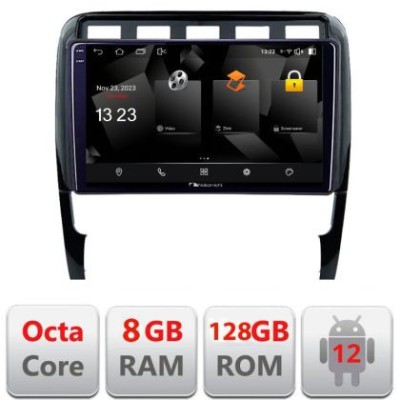 Navigatie Porsche Cayenne 2002-2011 5960Pro-443 Android Octa Core Qualcomm 2K Qled 8+128 DTS DSP 360 4G Optical CarStore Technology foto