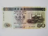 Rara! Macao/Macau 50 Patacas 1999 aUNC,bancnota din imagini la cel mai mic pret