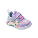 Pantofi sport SKECHERS mov, UNICORN CHASER, din piele ecologica
