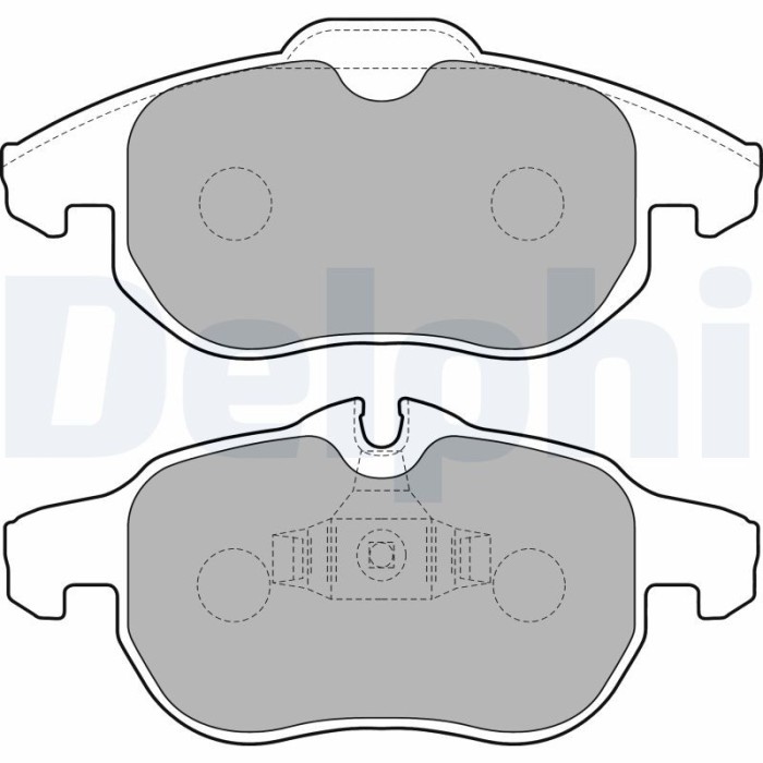 DELPHI LP1723 set placute frana,frana disc