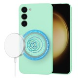 Husa silicon Samsung Galaxy S23 Plus Techsuit SoftFlex MagSafe, verde deschis
