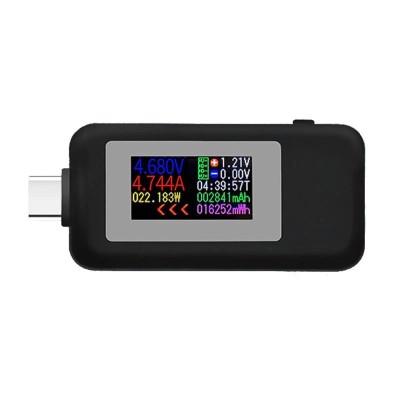 Tester incarcare USB cu KWS-1902C Type-C OKY0273-4-Black foto