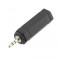 Adaptor jack tata 2,5 mm, stereo - jack mama 6,3 mm stereo - 126622