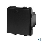 Cumpara ieftin Intrerupator cap scara mecanic modular Luxion, negru