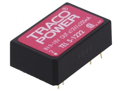 Convertor DC/DC 5W 9-18V la 12V/-12V DIP24 foto