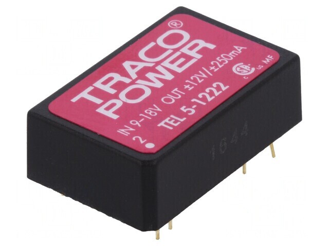 Convertor DC/DC 5W 9-18V la 12V/-12V DIP24