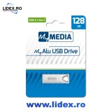 Memorie USB MyMedia Alu 128GB USB 3.2 argintiu