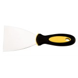 Spaclu inox 75 mm Topex, cu maner bi-material ergonomic antiderapant