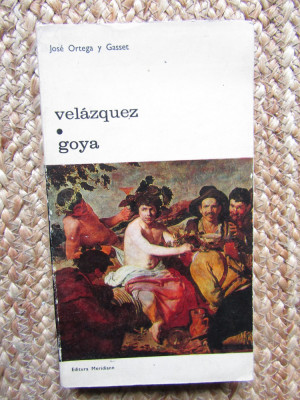 VELAZQUEZ. GOYA-JOSE ORTEGA Y GASSET foto