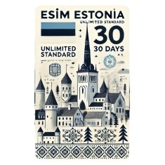 eSIM Estonia, Unlimited Standard, 30 Days
