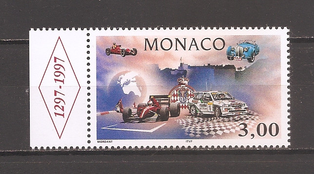Monaco 1996 - Sporturi cu motor, MNH