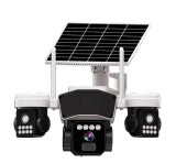 Camera de supraveghere CLAUSTEEL 3in1 cu panou solar, conexiune SIM 4G, 9MP, acumulator de 16.000 mAh,