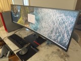 Monitor IPS LED Lenovo ThinkVision 49&quot; P49w-30, DQHD (5120x1440), HDMI, DisplayPort, Ecran Curbat, Boxe (Gri)