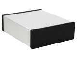 Carcasă Aluminiu Gri cu Panou 191x220x66 mm