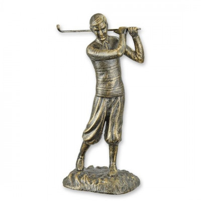 Statueta din metal cu un jucator de golf HA-51 foto