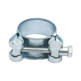Colier forta, clema metalica zincata cu surub W1 pentru furtunuri 74-79mm Breckner Germany