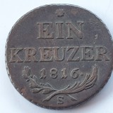 Austria 1 kreuzer 1816 S