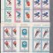 1967 LP 657 LP 657a LP 658 J.O. DE IARNA-GRENOBLE BLOCURI DE 4 +COLITA NED.MNH