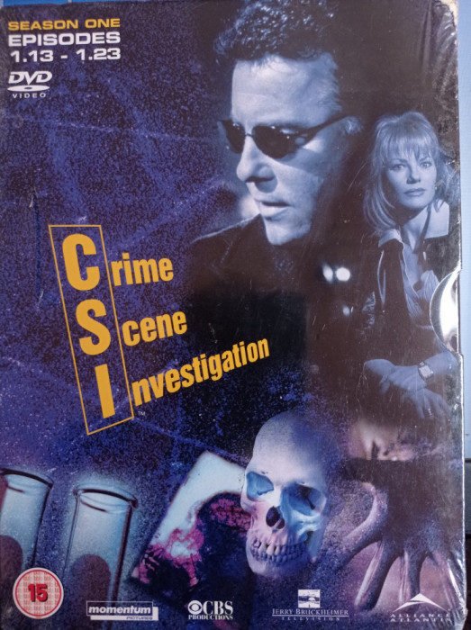 DVD - CSI SEASON ONE - sigilat engleza