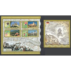 Romania 2010 - LP 1863 a + 1864 nestampilat - Stemele Dunarii I