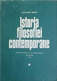 ISTORIA FILOSOFIEI CONTEMPORANE-ALEXANDRU BOBOC