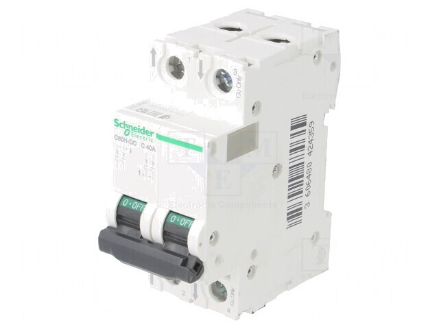 &Icirc;ntrerupător de Supracurent 500VDC 40A 2 Poli C