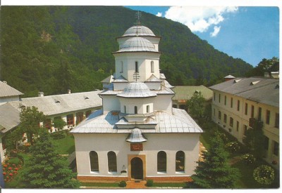 carte postala-GORJ-Manastirea Tismana foto