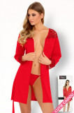 LIV383-3 Halat din material lejer cu dantela florala, S/M