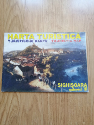 Sighișoara mileniul III - harta turistica foto