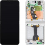 Cumpara ieftin Display cu Touchscreen Samsung Galaxy Z Flip6 F741, cu Rama, Sub Inner, Alb, Service Pack GH82-35014F