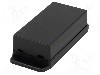 Carcasa ABS, 45.6mmx90mmx27.5mm, GAINTA - NUB904527BK