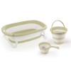 Set Cadita Pliabila Dolu Nuve 3 in 1 Verde Eco, Galeata si Cana, Plastic Non-Toxic, 6 luni+