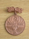 QW9 K 9 - Insigna - tematica comunism - fosta Cehoslovacia, Europa