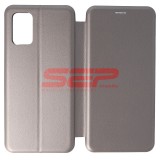Husa Flip Cover Samsung Galaxy A02s, Round, Fossil Grey