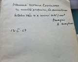 George Magheru - Poezii antipoetice, dedicatie Monica Lovinescu + Invitatie Muzeul Literaturii, 1966, Editura Pentru Literatura