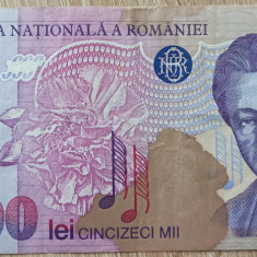 Bancnotă 50000 lei 1996 seria 005B