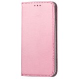 Husa Piele OEM Smart Magnetic pentru Xiaomi Redmi Note 9 Pro / Xiaomi Redmi Note 9S, Roz Aurie