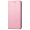 Husa Piele OEM Smart Magnetic pentru Samsung Galaxy A32 LTE A325, Roz Aurie
