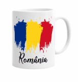 Cana alba personalizata Cana Romania, Model 1, INOVATIX&reg;. 330ml
