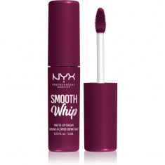 NYX Professional Makeup Smooth Whip Matte Lip Cream ruj de buze catifelant cu efect de netezire culoare 11 Berry Bed Sheers 4 ml