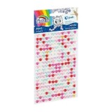 Accesorii creatie - perle plastic, diverse culori, 3mm, pale, set 260 buc, Fiorello, GR-PS162-1 / 170-2583