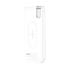 Baterie Externa Power Bank, Baseus Thin Wireless, 10000 mAh, Alb foto