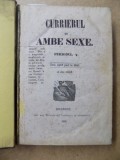 CURRIERE DE AMBE SEXE , PERIODUL V , A DOA EDITIE / CURS INTREGU DE POESIE GENERALE de I.H. RADULESCU , 1862 / 1870