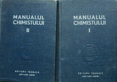 MANUALUL CHIMISTULUI 2 VOL - CAROL LAKNER ~ EDITURA AGIR foto