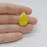 Cabochon jasp bumble bee 24x16x5mm c16